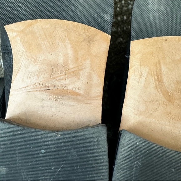 Ann Taylor Adalie Extended Calf Leather Boots In Black - Picture 3 of 10